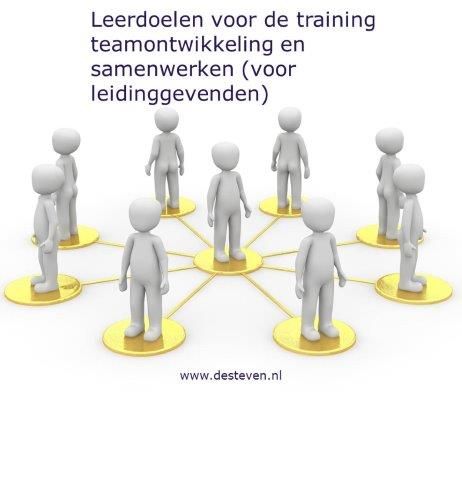 Leerdoelen training teamontwikkeling leidinggevenden